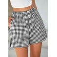 thumbnail image 7 of PRETTYGARDEN Womens Shorts Boxers 2025 Summer Gingham Pajama Lounge Sleep Y2K Plaid Pj Shorts Beach Bottoms, 7 of 7
