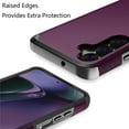 thumbnail image 2 of For Motorola Moto G Stylus 5G 2024 Tough Strong Hybrid (Magnet Mount Friendly) Case Cover - Dark Purple, 2 of 6