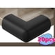 thumbnail image 1 of 20 Protectores de Esquinas de Goma - Cojín Grande para la Máxima Protección del Bebé - Protector de Esquinas de Mesa - Con Adhesivo de Doble Cara Preinstalado - (Negro, 1 of 5