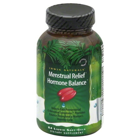 Irwin Naturals Menstrual Relief Hormone Balance, 84 (Best Way To Balance Hormones For Acne)