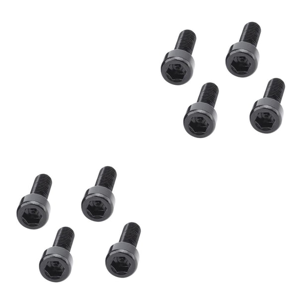 Greeniant Paquete de 4 pernos de jaula para botella de agua de bicicleta de montaña, tornillos de repuesto desmontables con estilo profesionales Type3 NO3