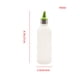 thumbnail image 2 of Botella dispensadora de salsa para condimentos Ketchup Mostaza Mermelada Salsa picante Botella dispensadora, Verde Inevent HA9186-05B, 2 of 2