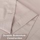 thumbnail image 2 of Cortina de ducha de microfibra suave, repelente al agua, para baño, con estampado decorativo en relieve, color gris, 183 x 183 cm, 2 of 8