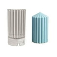 thumbnail image 2 of Coarse Rack Tip Scented Candle Mold Geometric Shape Plastic Impact-resistant Mold Large Candle Making Molds for Making Paraffin Wax and Carnauba Wax, 2 of 9