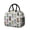 Cat and Bowtie, variant on Cat and Flower White Pattern Insulated Leakproof Lunch Box for Work, Lunch Bag for Women Men, Loncheras Para Mujer for Beach Travel Picnic Camping