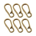 thumbnail image 3 of 2x 6 Uds Llavero con Gancho de Mosquetón, Clips de Llave Ligeros Desgastados para Cinturón, Gancho de Mosquetón con Resorte para Arnés de Correa de Pe 2 piezas, 3 of 8