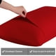 thumbnail image 5 of 300 Thread Count Algodón Egipcio Standard / Queen Size Fundas de almohada Fundas de almohada Fundas Juego de 2 Rojo rojo, 5 of 6