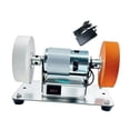 thumbnail image 3 of vortess Bench Grind Power Belt Sander Two Wheel (coarse & Fine) Small for Edge Polishing Non Variable Speed, 3 of 9
