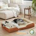 thumbnail image 4 of Orthopedic Dog Bed for Medium Dogs - Waterproof Dog Sofa Beds Medium, Supportive Foam Pet Couch Bed with Removable Washable Cover, Waterproof Lining and Nonskid Bottom, Grey, 28"x23"x6.5", 4 of 5
