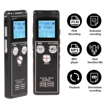 RONY 72GB Digital Voice Recorder for Lectures Meetings: 5220 Hours Audio Activated Recording Device with Playback, MP3 Function