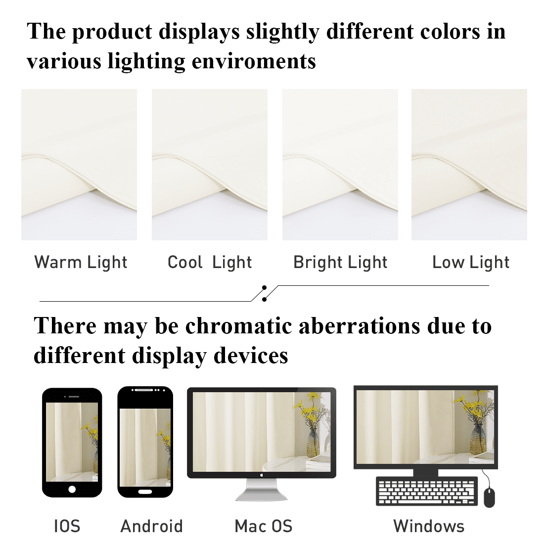 StangH Cream White Velvet Curtains 84 inches - Grommet Thick Plush Velvet Curtain Panels Room Darkening Window Drapes for Nursery/Kids Bedroom Decor, Ivory, W52 x L84, 2 Panels