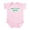 Petal Pink, variant on CafePress - Daddys Little Turtle Infant Bodysuit - Baby Light Bodysuit, Size Newborn - 24 Months