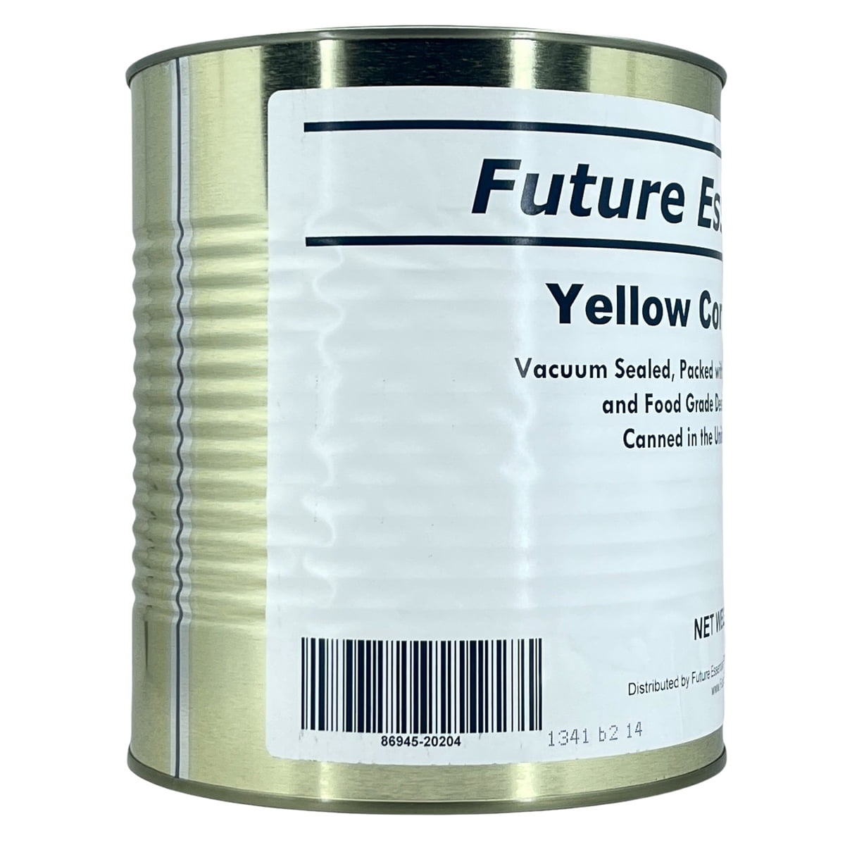 (6 Cans Pack) Future Essentials Freeze Dried Yellow Corn Meal Emergency Survival Food for Camping Hiking and Backpacking #10 Can / 5 Lbs
