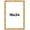 Gold Bamboo, variant on 16x24 Frame Silver Stainless Steel Solid Wood Picture Frame | 0.75 Inch Moulding Width | Includes