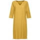 thumbnail image 5 of ICHUANYI Clearance Fashion Women Casual Sexy Round Neck Printing Summer 1/2Sleeve Dress(Yellow, S) ICHUANYI WER2023080702836, 5 of 5