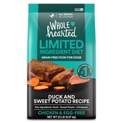 WholeHearted Limited Ingredient Diet Duck & Sweet Potato Recipe Dog Food 22 lbs.