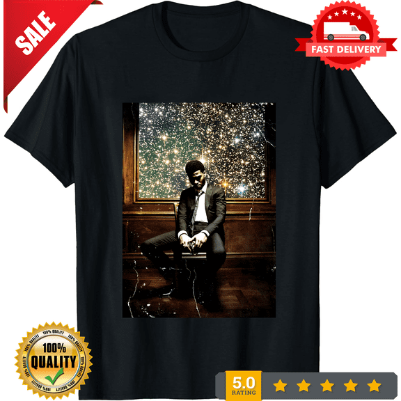New Popular Kid Cudi Man On The Moon Rap Tee Black Unisex S-234XL T-shirt NG1935, NEW TRENDING ITEM-TH72708