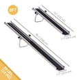 thumbnail image 2 of Silver Aluminum Telescopic Wheelchair Ramp - 8ft Threshold Ramp for Home Steps, Mobility Scooters - 2 Pack, 600lb Capacity, 2 of 7