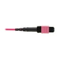 thumbnail image 2 of Eaton Tripp Lite Series 100G Multimode 50/125 OM4 Fiber Optic Cable [12F MTP/MPO-PC F/F], OFNP, Magenta, 2 m [6.6 ft.], TAA (n845b-02m-12mta), 2 of 3