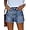 Navy1, variant on ONLYSHE Short Pants for Women Blue Stretchy Distressed Denim Shorts XL