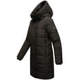 thumbnail image 2 of Marikoo Women's Thigh-Length Quilted Winter Coat with Hood - Karumikoo XVI, 2 of 7