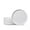 Seashell White, variant on Onader 6 Piece Serving Plates, 7.87 inch Dishes Set for Home Kitchen, Speckled Dinner Plates for Salad Steak Dessert Fruit and Pasta, Microwave & Dishwasher Safe, Seashell White