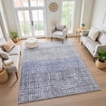 thumbnail image 7 of Addison Rugs Mayfield Premium Machine Washable Transitional Geometric Denim Rectangle Rug, 8' x 10', 7 of 7