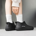 thumbnail image 4 of Women's Slip On Breathable Walking Shoes, Low Cut Soft Sole Waterproof Short Rain Boots Design with Cushion Comfort, Sneakers for Daily Leisure Gift, 4 of 5