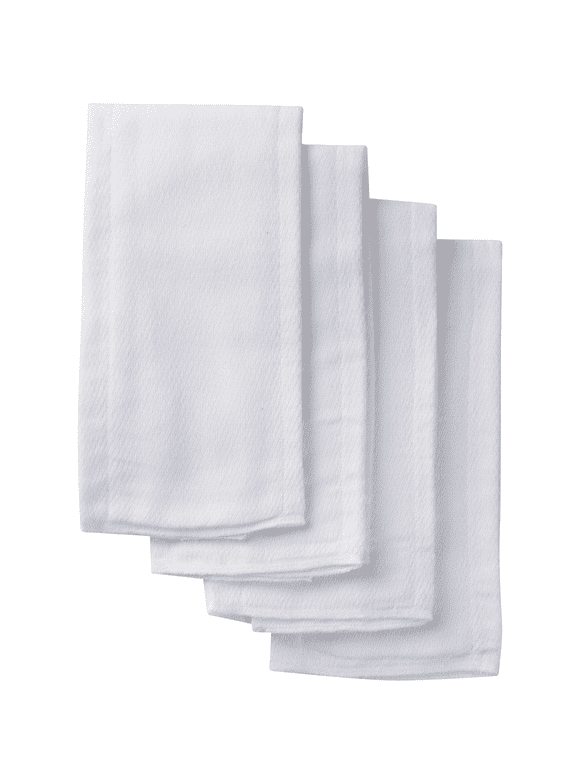 Gerber 4-Pack Prefold Birdseye White Cloth Diapers/Burp Cloths