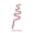 Pink, variant on COM1950s Flexible Straws, Reusable Bendable Drinking Straws for Travel, Party Supplies, Easy To Clean, 8 Count