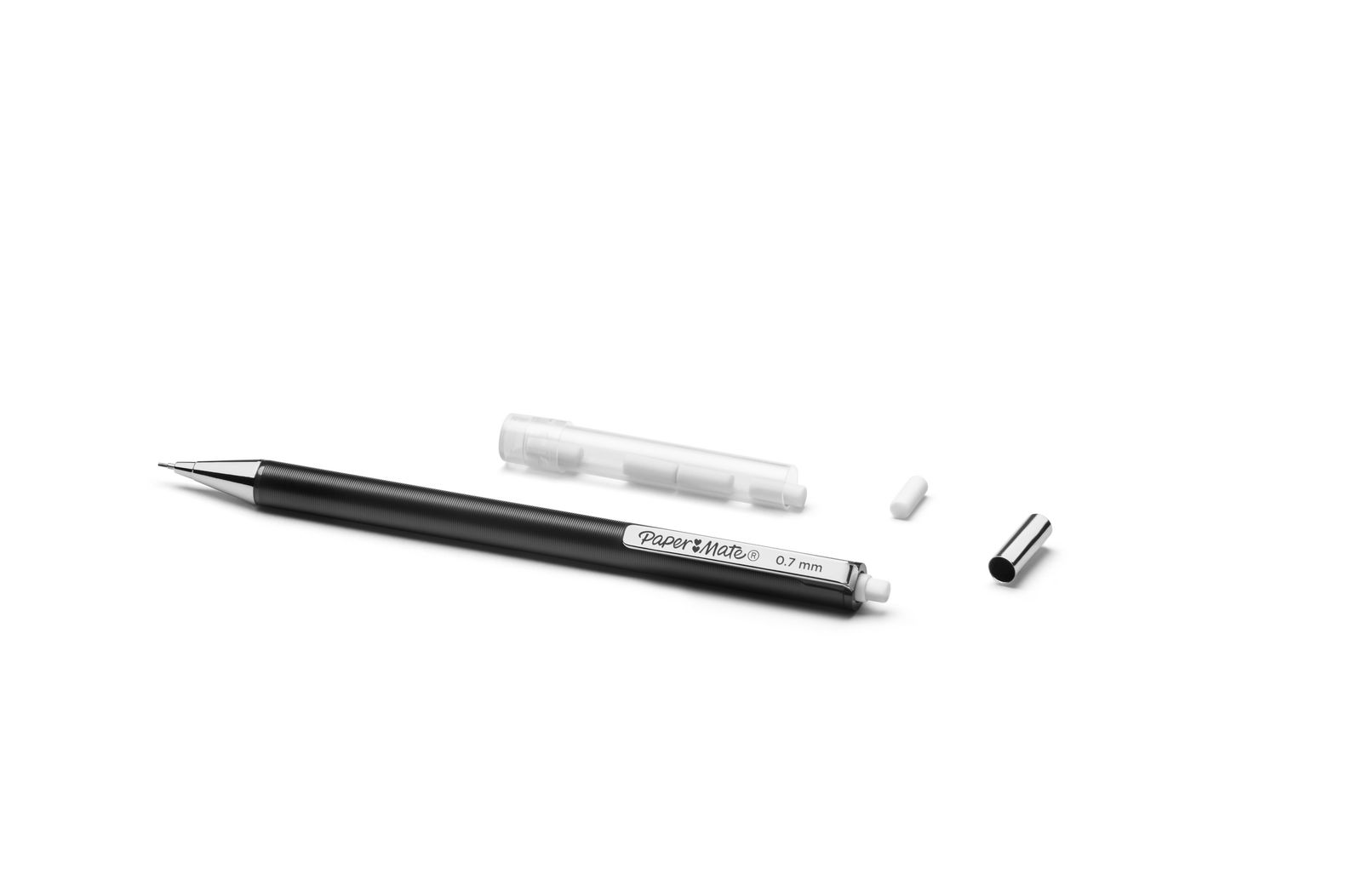 thumbnail image 4 of Paper Mate Advanced Mechanical Pencils, Premium Metal Barrels 0.5 mm #2 Pencils, 2 Count, 4 of 8