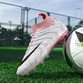 thumbnail image 4 of Botas de fútbol al aire libre para hombre, tacos de entrenamiento de hierba, zapatos de fútbol profesionales Unisex, zapatillas TF/AG de alta calidad, partido, 4 of 5