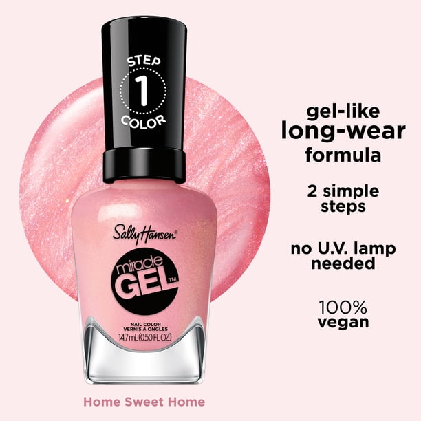 Sally Hansen Miracle Gel Nail Polish, Home Sweet Home, 0.5 fl oz