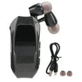 thumbnail image 2 of Auriculares inalámbricos retráctiles, auriculares con cancelación de ruido con clip y cable de carga, auriculares internos cómodos manos libres para computadora, telefono,, 2 of 7