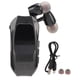 thumbnail image 2 of Auriculares inalámbricos retráctiles, auriculares con cancelación de ruido con clip y cable de carga, auriculares internos cómodos manos libres para computadora, telefono,, 2 of 7