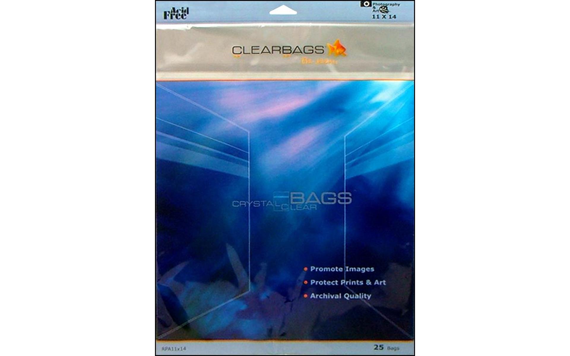 Clearbags Crystal Clear Bag 11X14 Photo 25Pc Walmart Canada