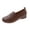 Brown, variant on Vedolay Wedge Casual Shoes For Women Shoes for Women Breathable Flats Dressy Comfortable Loafers,White 8.5