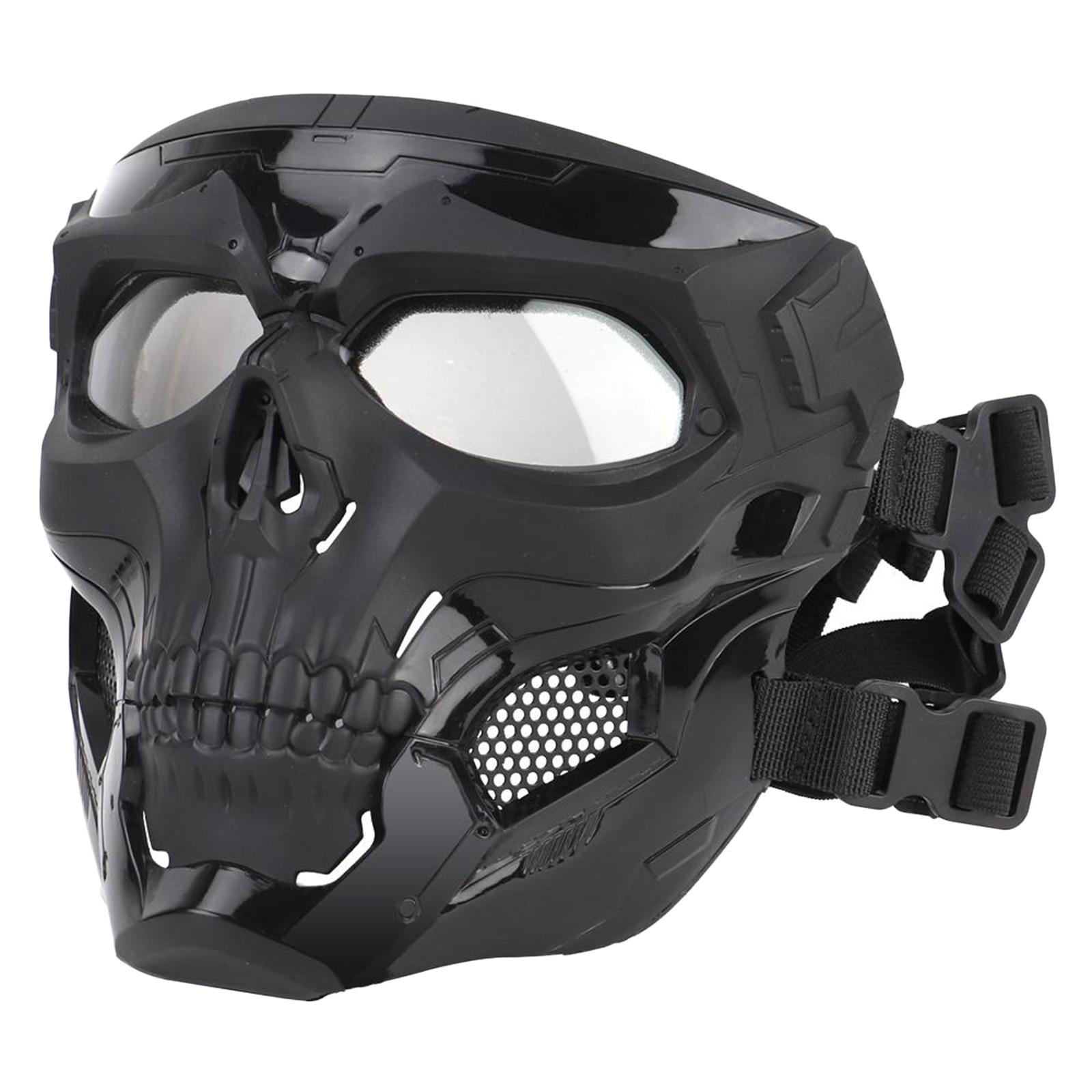 Details about   Mask Full Face Masks Skull Skeleton with Goggles Impact Resistant Halloween 