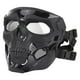 thumbnail image 2 of Máscara táctica de con gafas protectoras para Negro Cola Máscaras de calavera de rostro completo, 2 of 8
