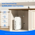 thumbnail image 3 of Restored Waterdrop G3P800 Reverse Osmosis System, 800 GPD Fast Flow, NSF/ANSI 42 & 53 & 58 & 372 Certified, 3:1 Pure to Drain, Tankless Under Sink RO Water Filter System,Extra 4 filters (Refurbished), 3 of 10