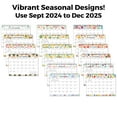 CRANBURY Small Desk Calendar 2025, (Seasons) 8x6 Standing Desk Calendar