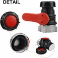 thumbnail image 4 of 2 Pièces IBC Adaptateur de Réservoir, Vanne de Réservoir IBC Vanne de Réservoir, Adaptateur de Réservoir IBC, Robinet de Réservoir IBC DN50 (75 Mm), 4 of 5