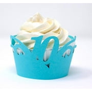 All About Details 10 Cupcake Wrappers,12pcs (Patina Green)