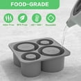 thumbnail image 4 of 4 Compartment Silicone Ice Cube Tray Quick For Home Gatherings & Drinks, 4 of 4