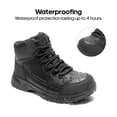 thumbnail image 5 of NORTIV 8 Steel Toe Work Boots for Men Waterproof Slip Resistant Safety Construction Boots TOWER, 5 of 8