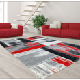 thumbnail image 4 of Ladole Rugs Moda Collection Soft Elegant Copper Abstract Made in Europe Area Rug Carpet in Red Black Grey, 6'2" x 9'2" (190cm x 280cm), 4 of 4