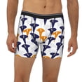 thumbnail image 2 of Men'S Boxer Briefs, Purple Yellow Calla Lily Flowers Soft And Breathable Mens Underwear Boxer Briefs With Widen Waist, 2 of 2