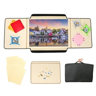 25 Puzzle Saver Sheets - 4 1000 Piece Jigsaw Puzzles, Peel & Stick