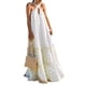 thumbnail image 1 of Txlixc Vestido de mujer con tirantes largos y flores 3D sin mangas Txlixc  moda, 1 of 4