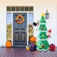 thumbnail image 4 of Papá Noel inflable con cajas de regalo Yuyangstore LED inflable al aire libre, 4 of 8